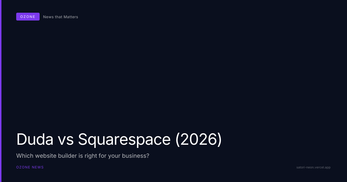 Duda vs Squarespace: Which Website Builder is Right for Your Business?