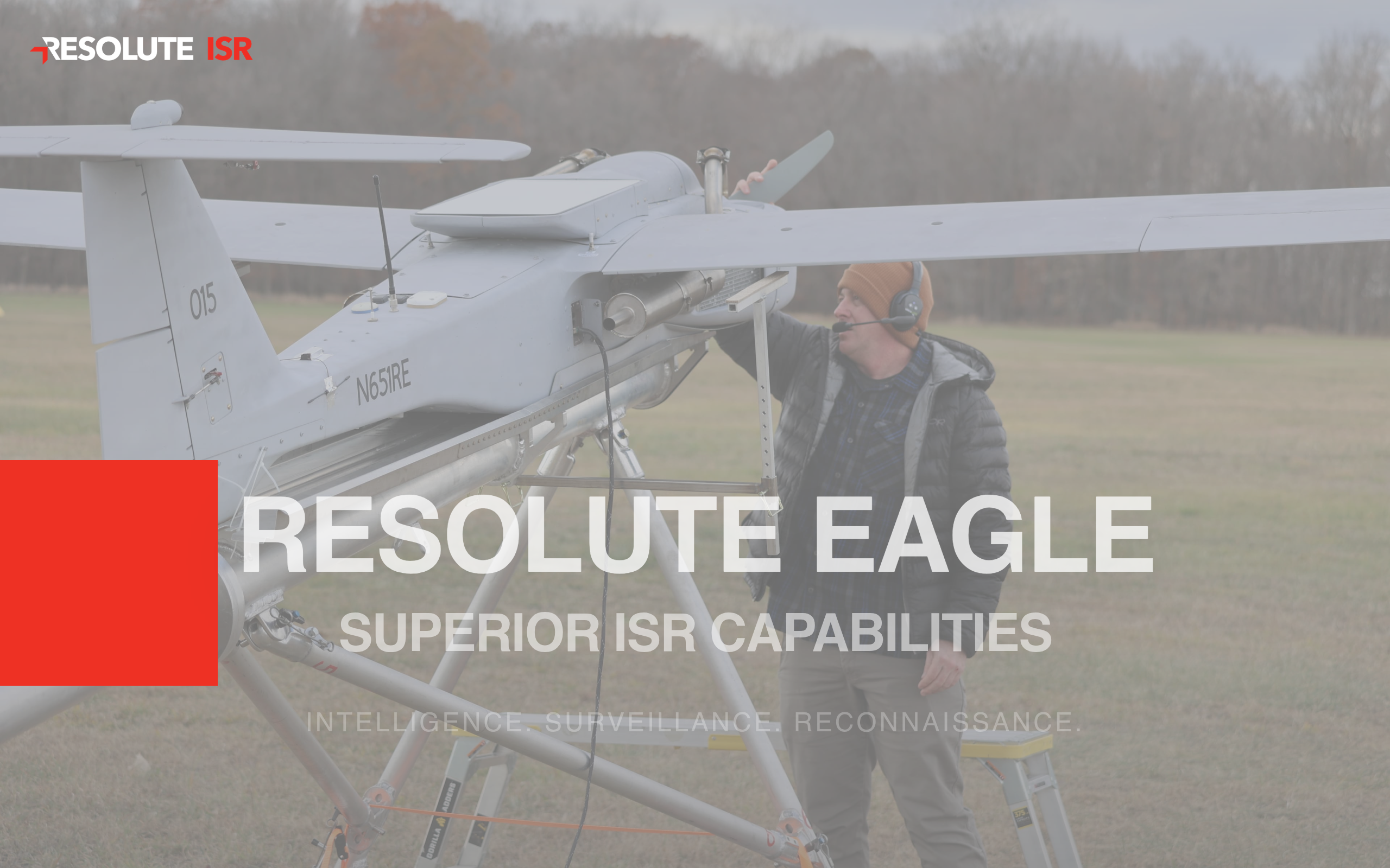 Resolute ISR website screenshot